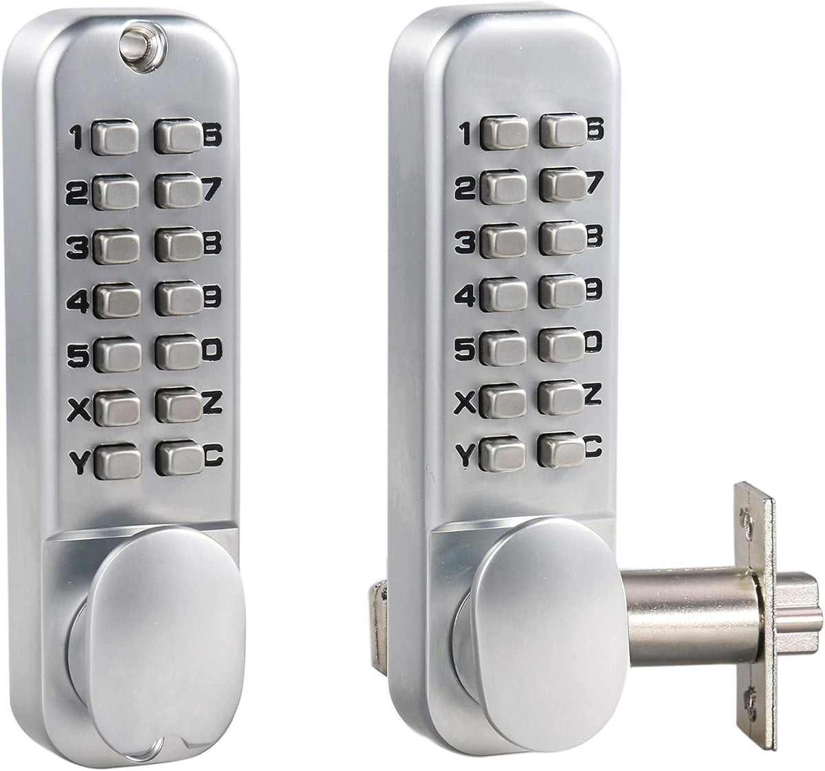 Double Keypad Mechanical 14 Key Combination Lock Y8720