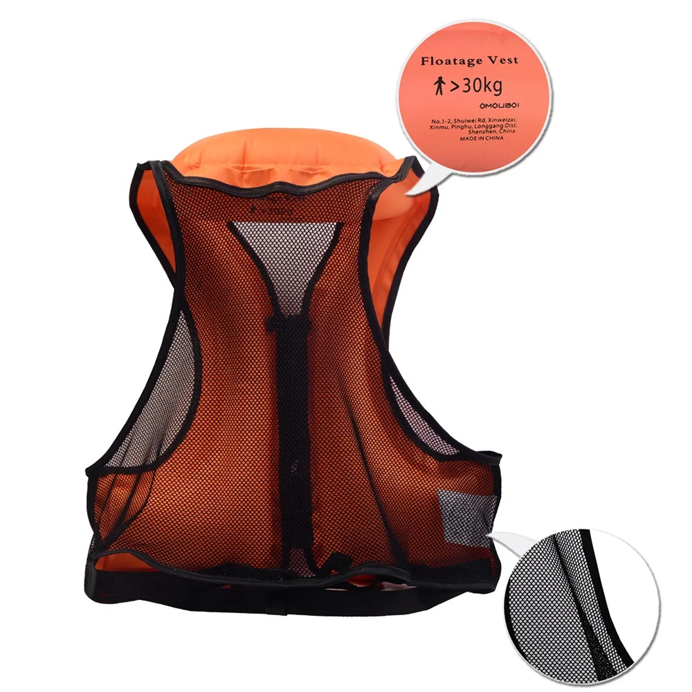 Inflatable Swim Vest Life Jacket Z730