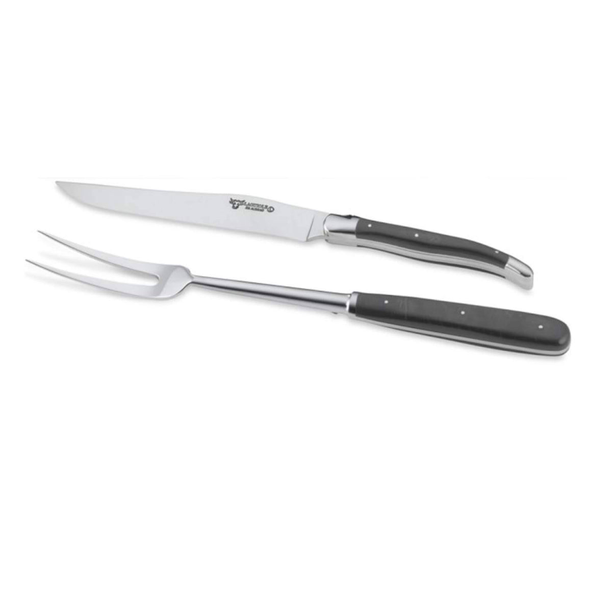 Handcrafted Carving Set with Buffalo Horn Handle W110