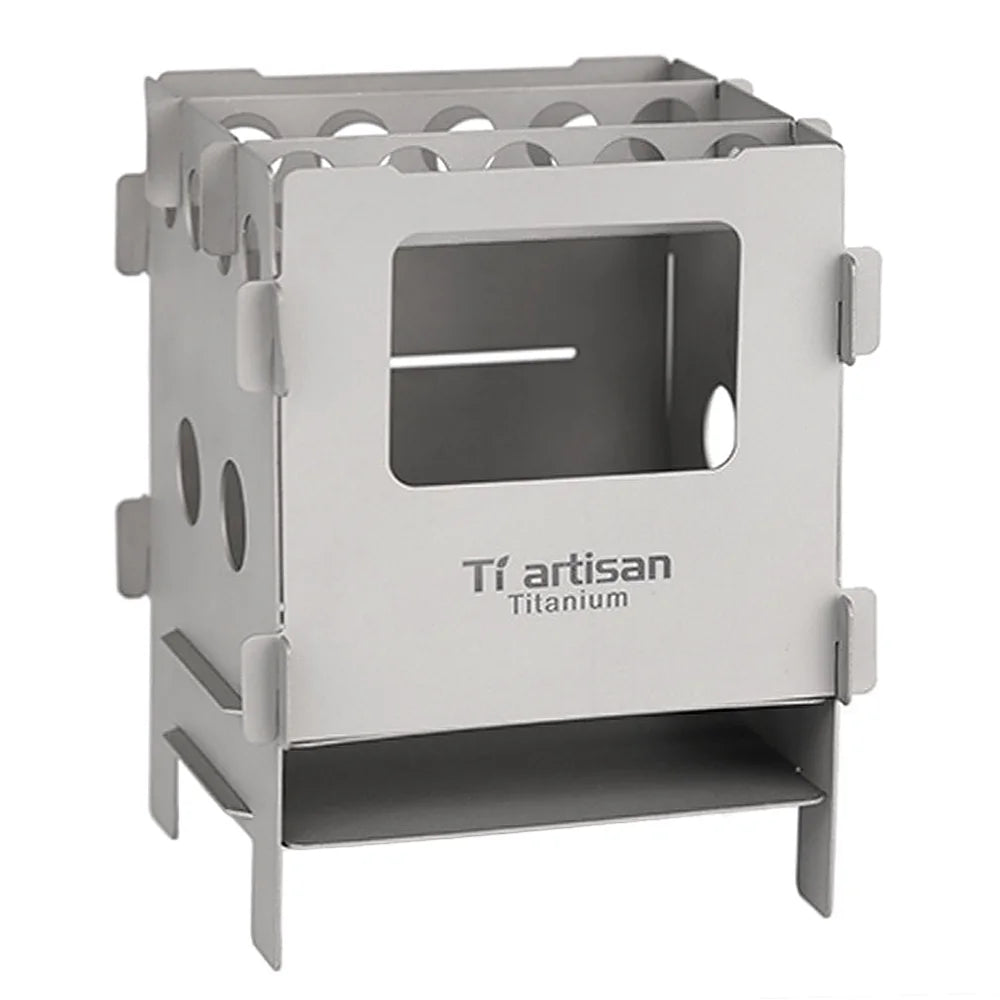 Titanium Wood Burning Pocket Camping Stove L729040