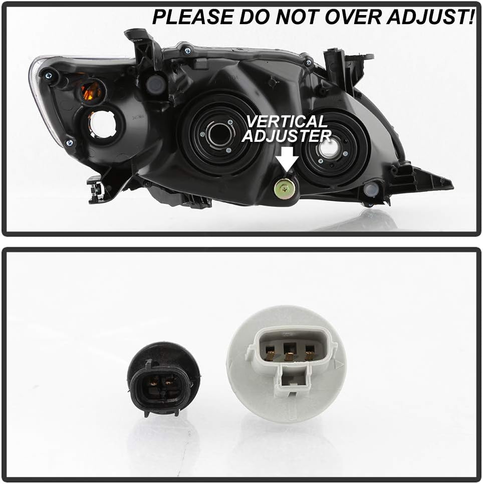Chrome Housing Headlights Assembly for Toyota Corolla Q50979