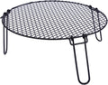 Folding Campfire Grill Steel Grate V916677
