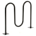 Black Flange Mount Bike Rack V525578