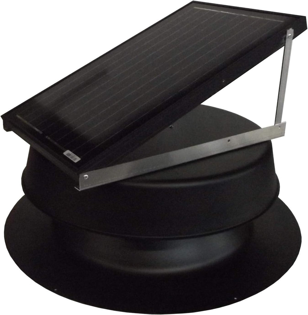 Solar Attic Fan 48-watt Black F1056