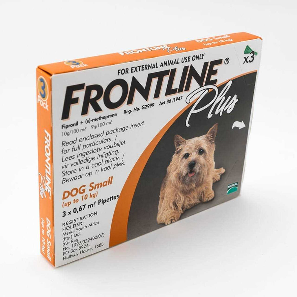 Frontline Plus Small Dogs 2-10Kg K4694