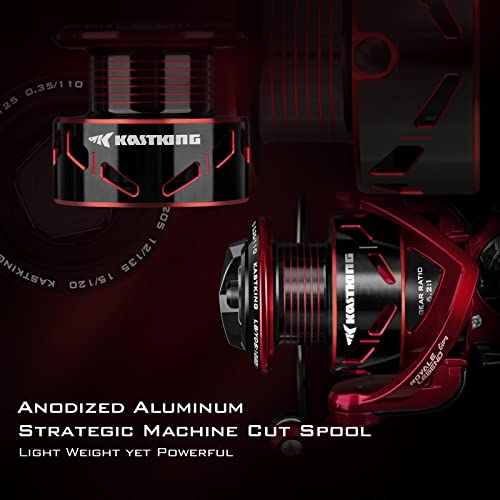 5.2:1/6.2:1 Gear Ratio Spinning Reel with Graphite Frame V2703