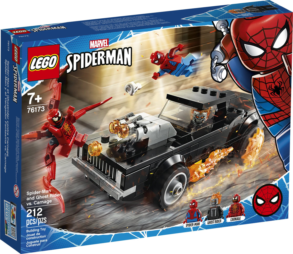 Spider-Man and Ghost Rider vs. Carnage Building Toy (212 Pieces) U990171