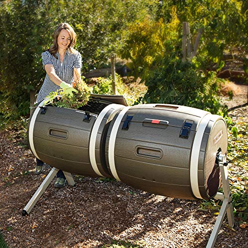 100 Gallon Double Bin Rotating Composter D265