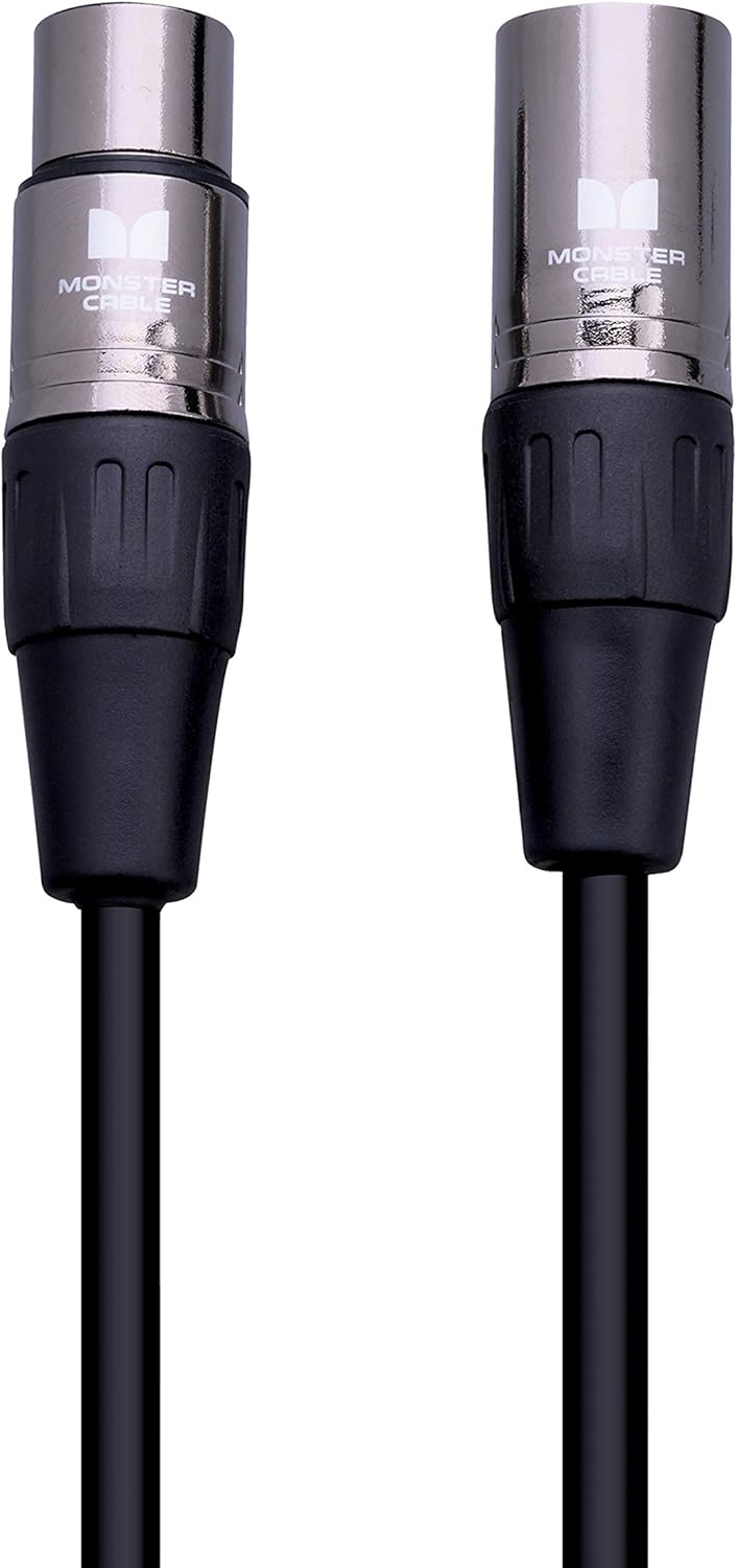 20 ft Silver Contact XLR Microphone Cable Pack of 2 L5663