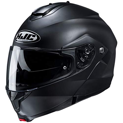 Solid Modular Motorcycle Helmet with Pinlock Shield, DOT Approved, Semi Flat Black, Medium B7916