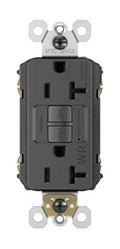 20 Amp Tamper Resistant GFCI Outlet, Black I444274