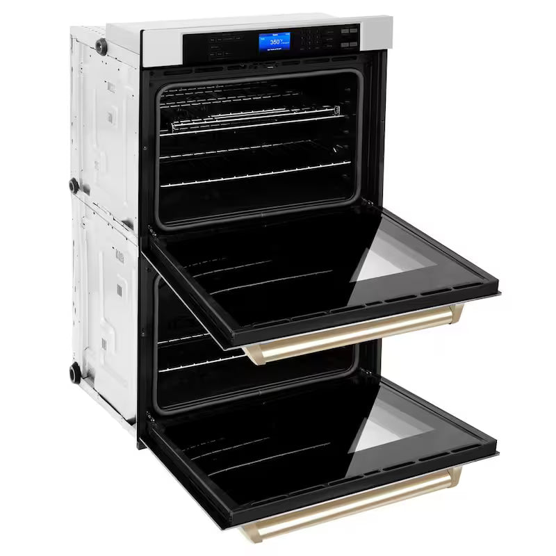 30 in. Double Electric Wall Oven with True Convection in Stainless Steel P925