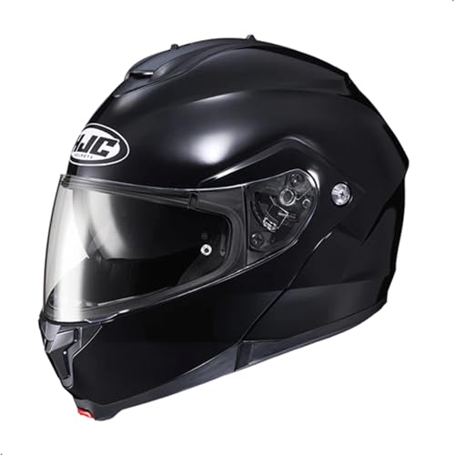 Solid Modular Motorcycle Helmet with Pinlock Shield, DOT Approved, Semi Flat Black, Medium B7916