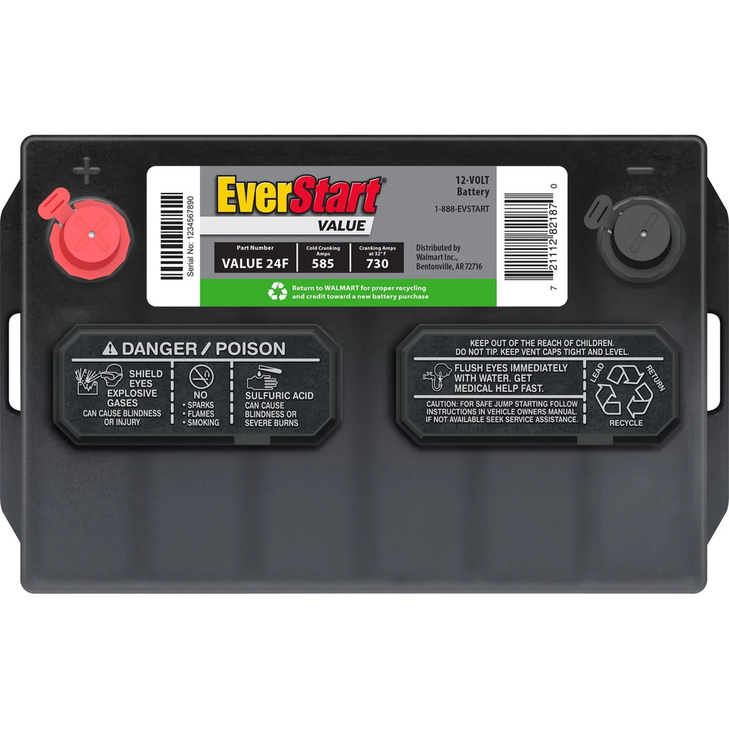Group Size 24F 12 Volt Lead Acid Automotive Battery X6819