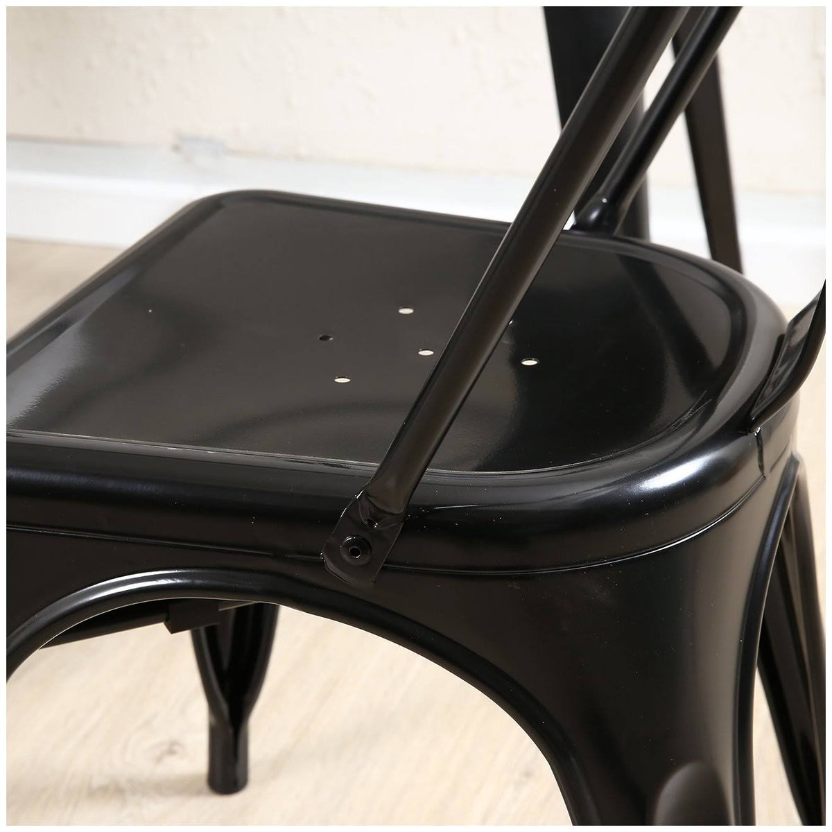 Black Side Chair Set of 4 C64142