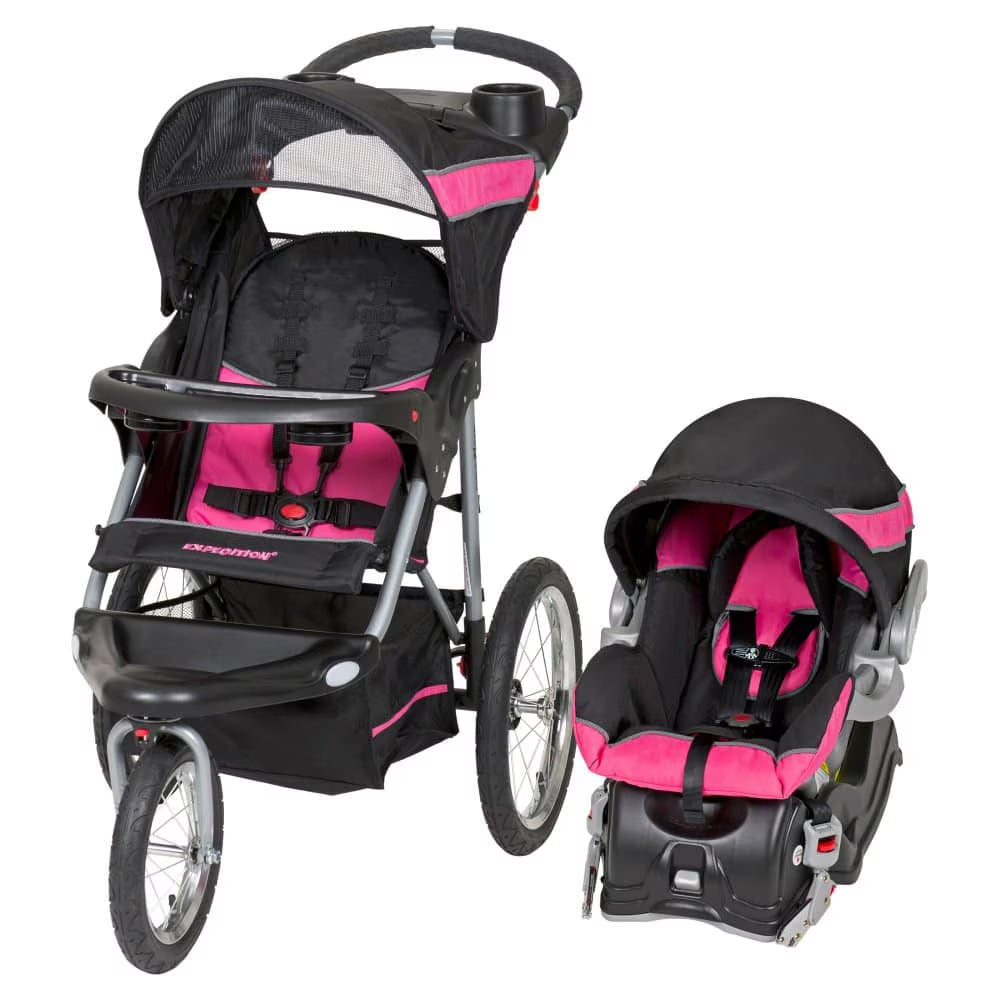 Pink Travel System Stroller X264193