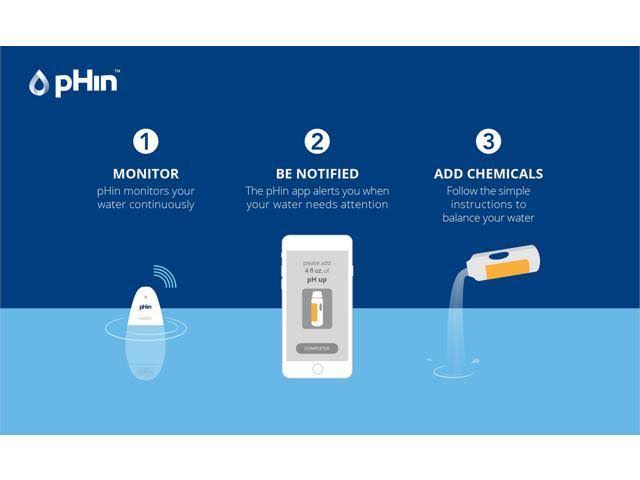 Water Care Monitor for Pools, Hot Tubs, Spas Q186373