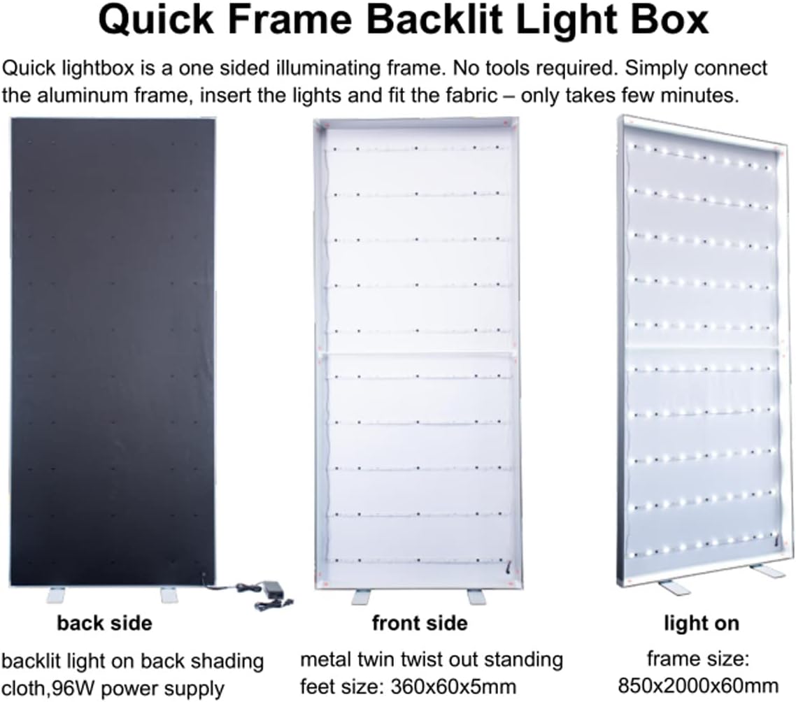 33”x78” Aluminum Frame LED Light Box for Poster P114