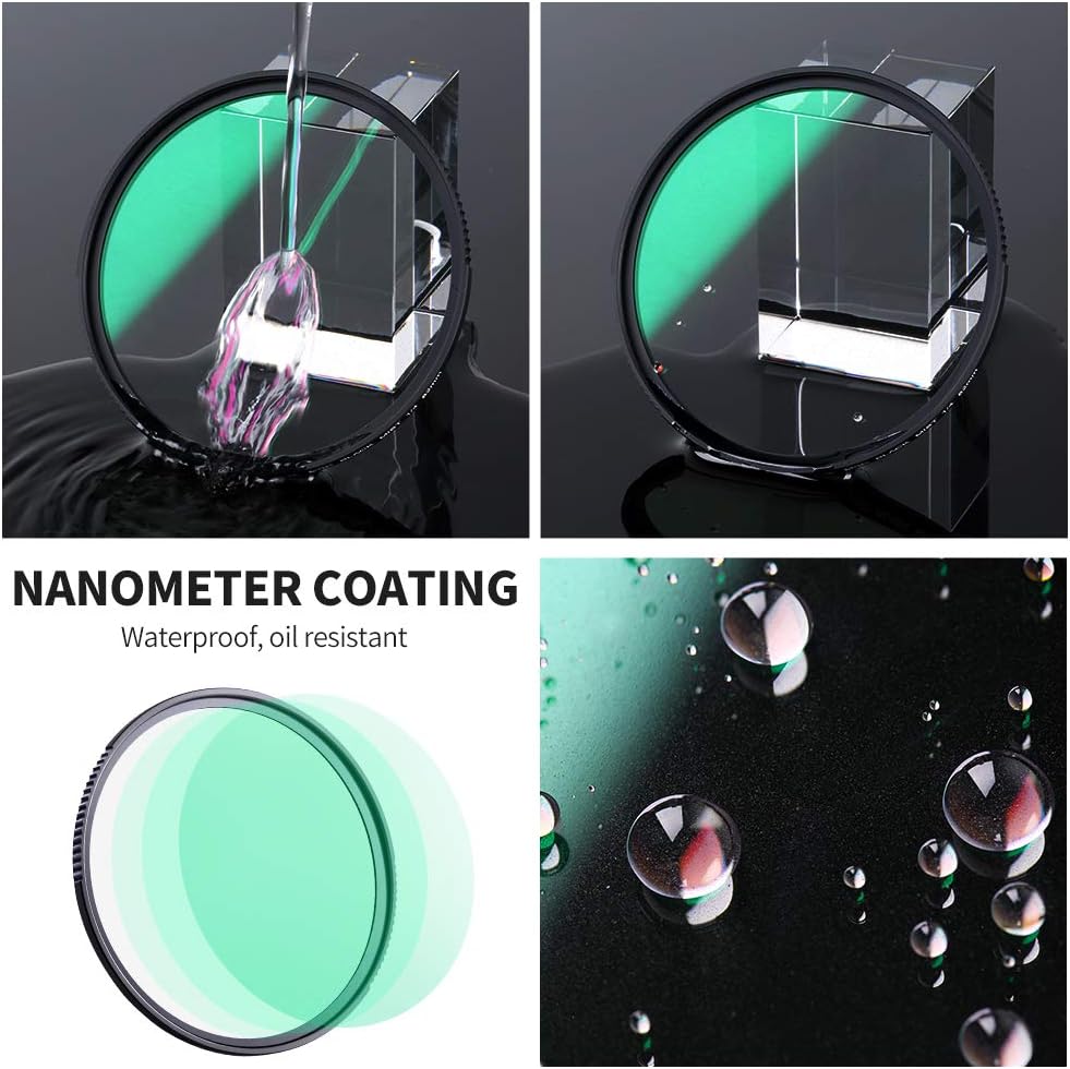 67mm Black Diffusion 1/4 Filter with Multi-Layer Coatings for Camera Lens Y78601