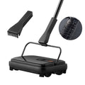 Carpet Sweeper Manual 7.87 in Non Electric Horsehair Black U4905