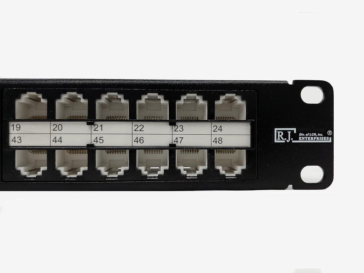 48 Port Cat6 Tool-Less Patch Panel Q653
