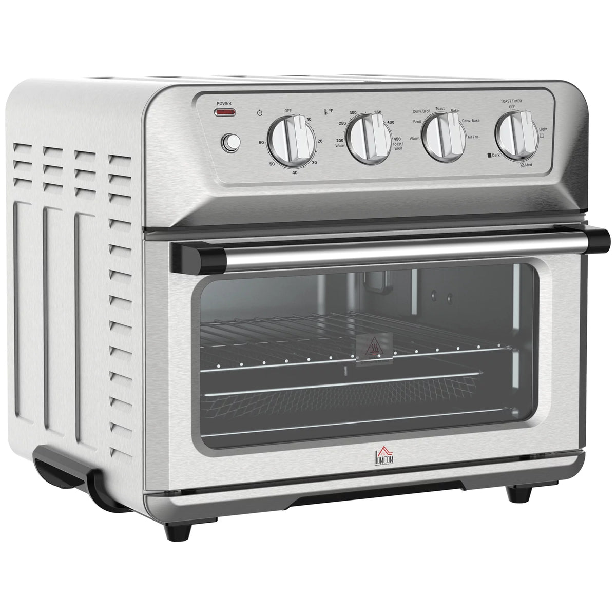 21QT 7-In-1 Convection Air Fryer Toaster Oven, 1800W Stainless Steel W458277
