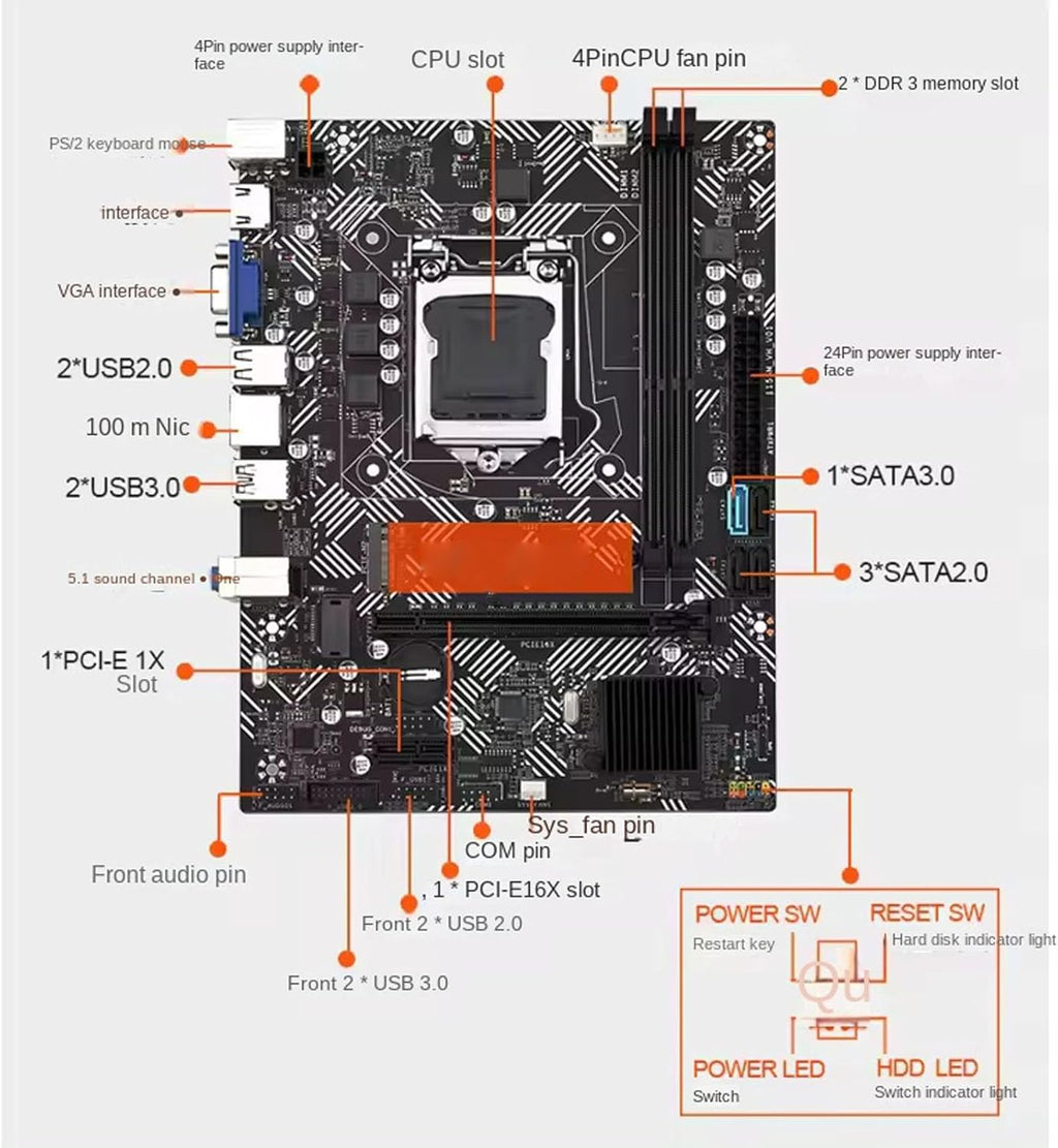 Micro ATX Motherboard M80634