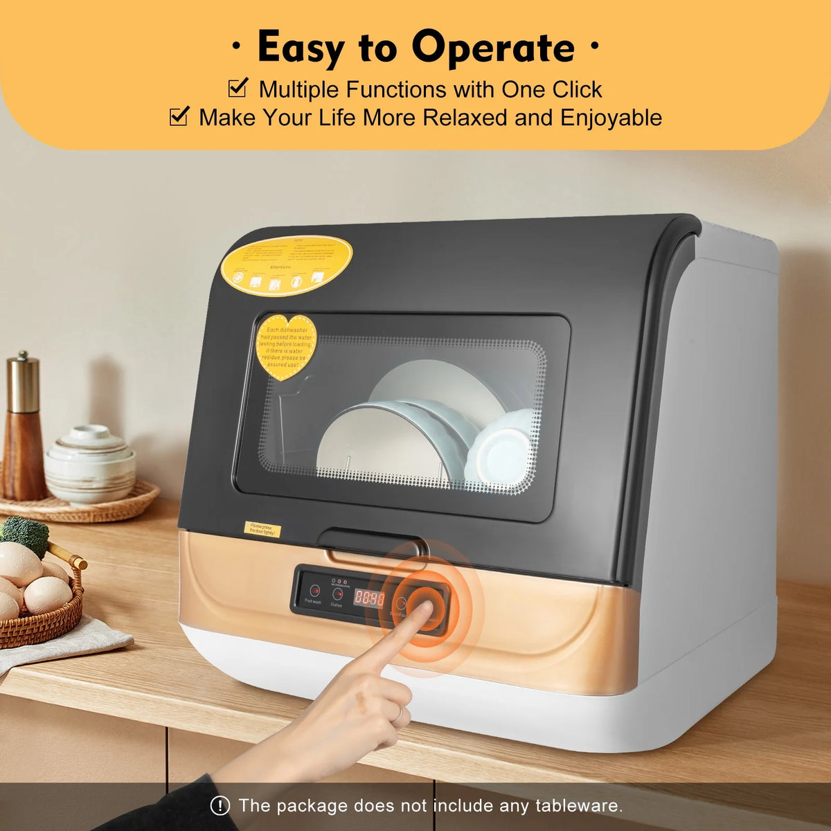 1200W Countertop Dishwasher Portable M71624