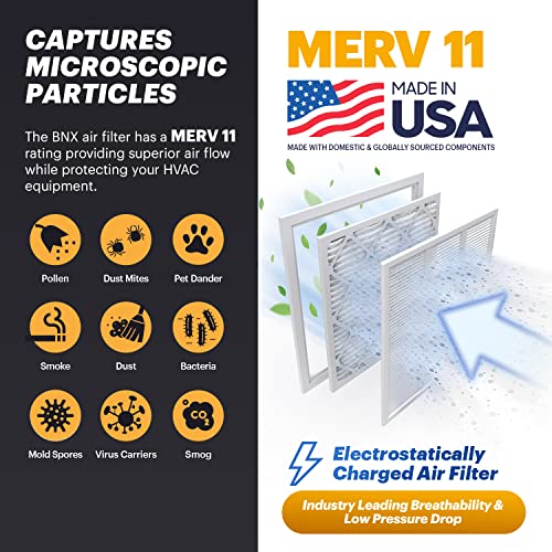20x20x1 MERV 11 Pleated Air Filter 6-Pack R9827