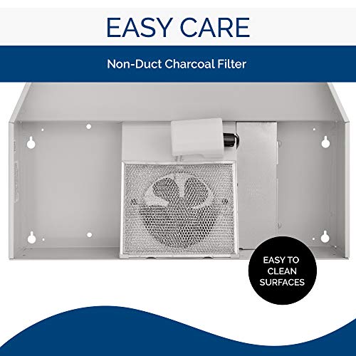 Non-Ducted Ductless Range Hood with Lights Exhaust Fan E21632