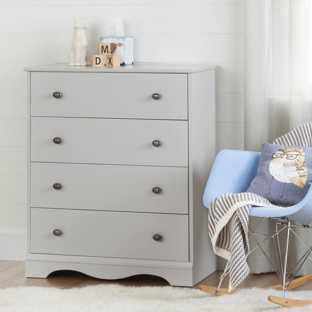 4 Drawer Chest Soft Gray L129