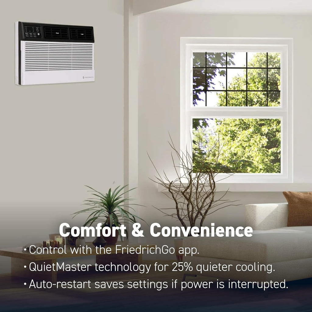 White Smart Air Conditioner Wall & Window Unit, 12,000 BTU Y6965