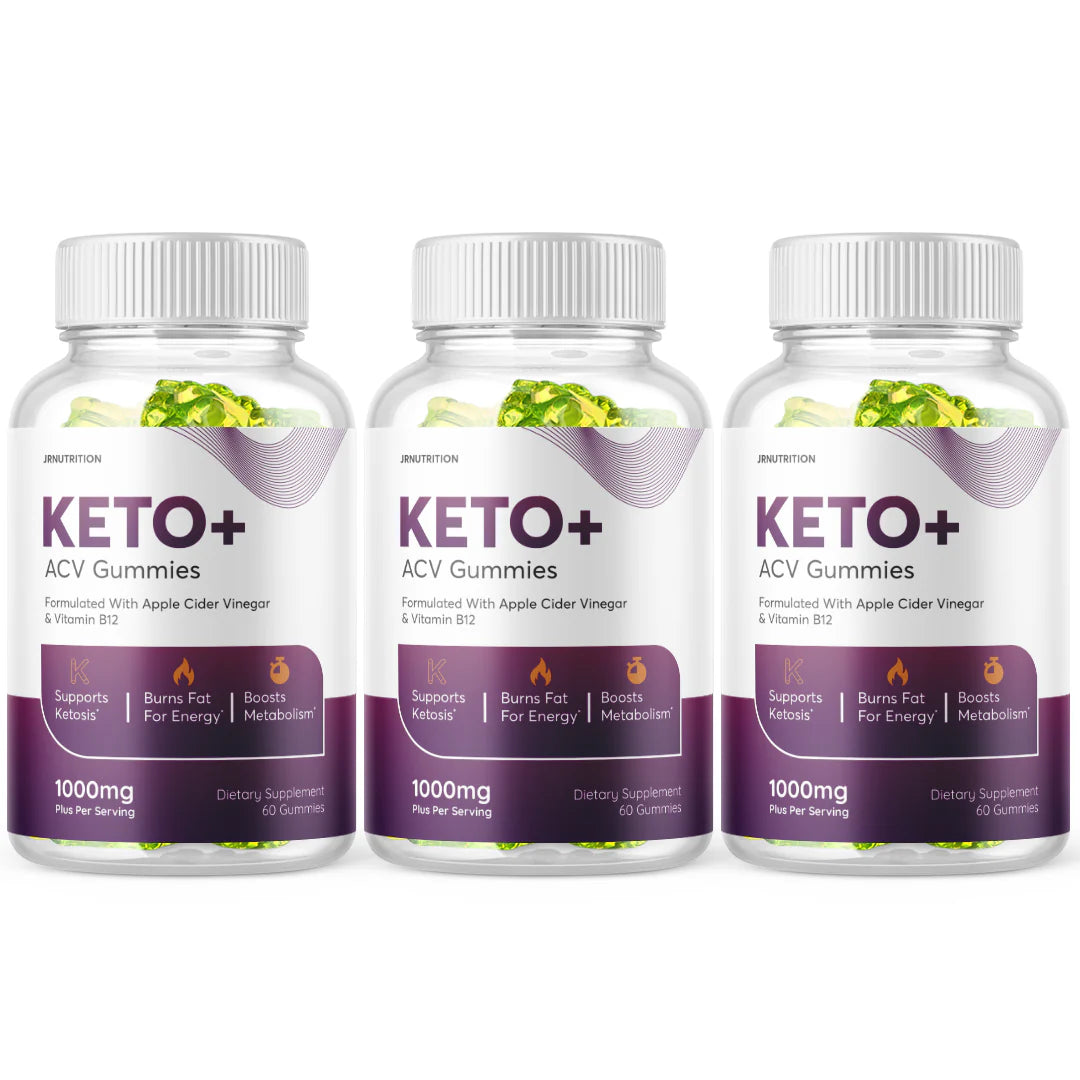 Keto ACV 1000mg Gummies 3 Bottles I629