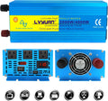 2000W Pure Sine Wave Power Inverter 12V DC to 110V AC with LED Display 3 AC Outlets B32168