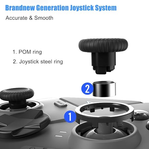 PC Controller with Hall Joystick and 6 Macros Buttons A300331