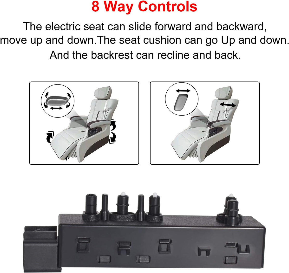 Power Seat Switch Left Driver Side Pack of 2 F875