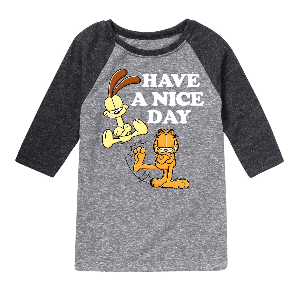 Toddler And Youth Raglan Graphic T-Shirt O122