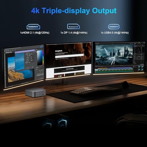 Mini PC AMD Ryzen 7 8745HS 24GB DDR5 1TB PCIE4.0 SSD U254730