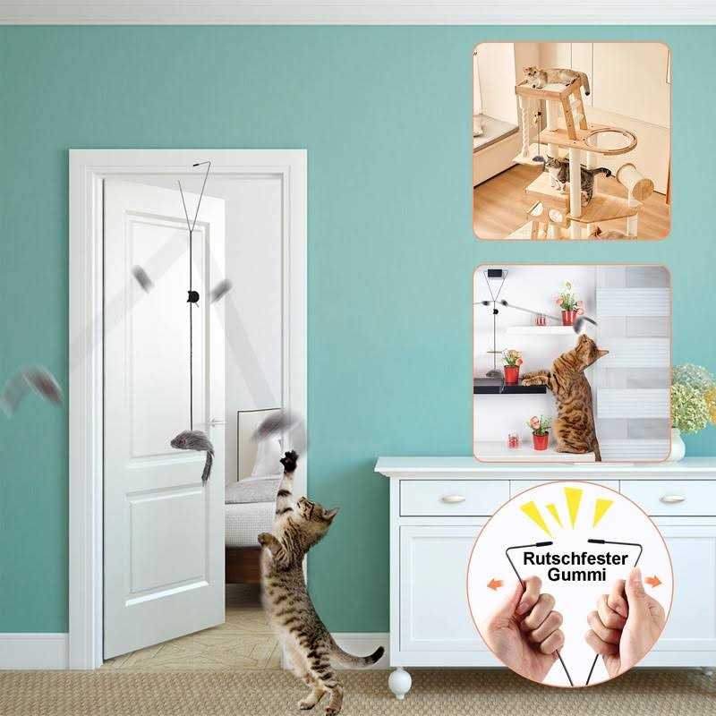 Hanging Door Cat Mouse Toys K2046