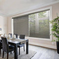 Cordless Room Darkening 2.5 in. Premium Faux Wood Blind O5111