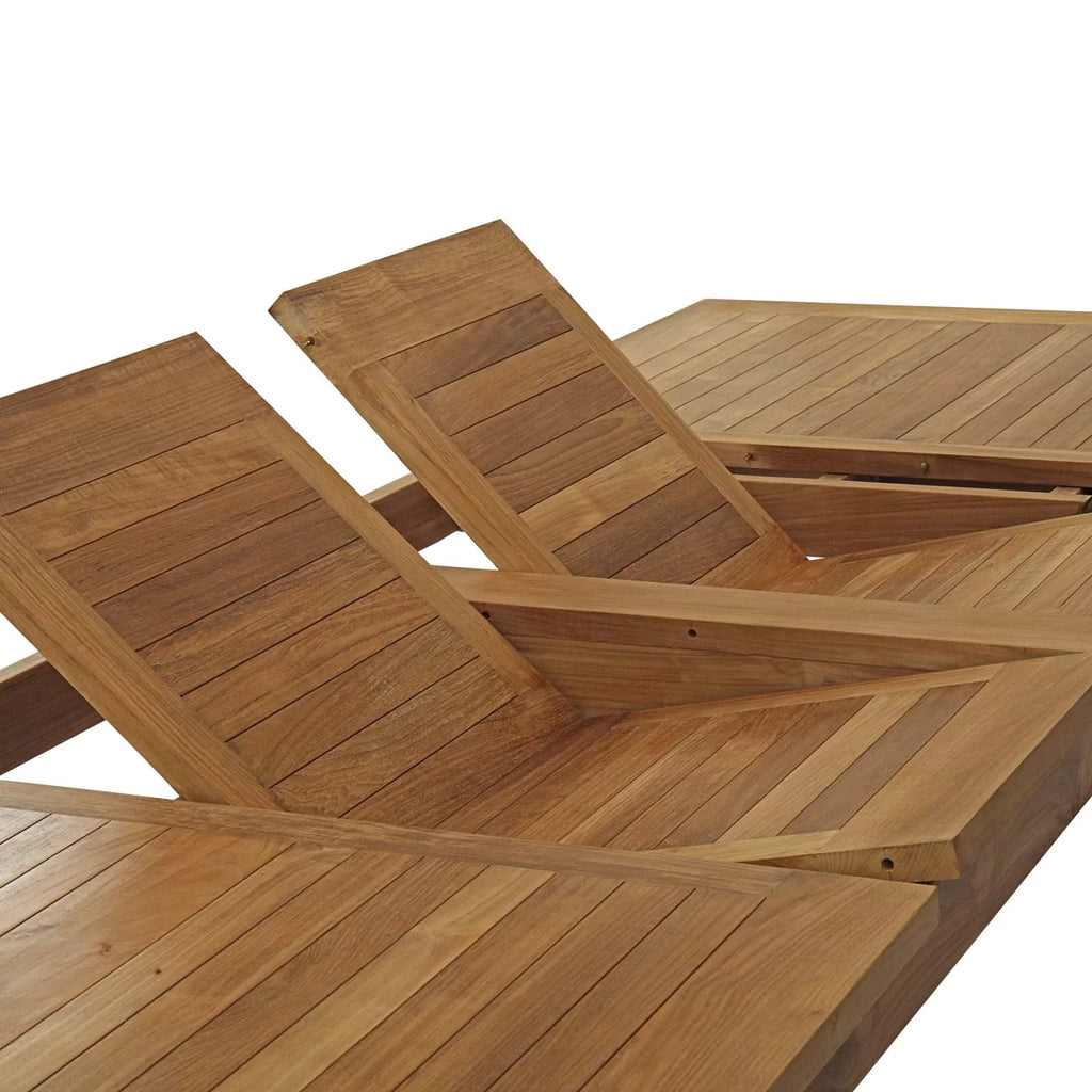 11 Piece Outdoor Patio Teak Dining Set H652