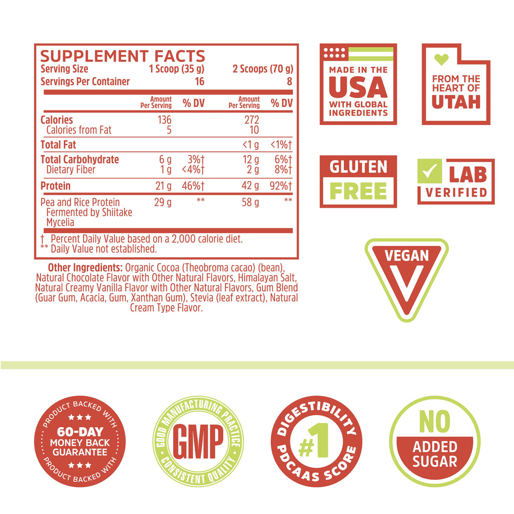Chocolate Plant Protein 16 Servings W764526