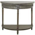 Metal Half Moon Console Table C851