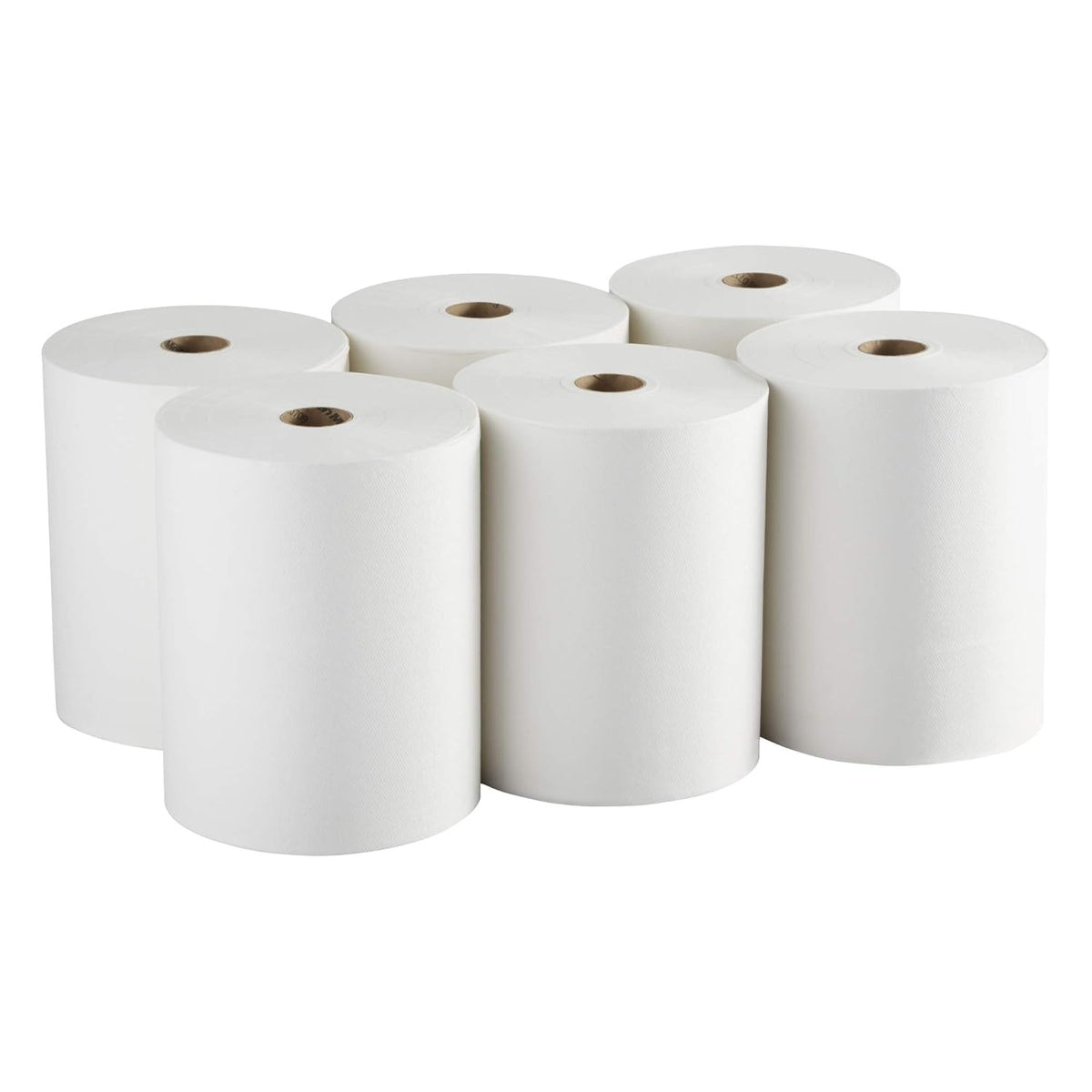 White Recycled Paper Towel Roll, 800 Feet, 6 Rolls Per Case S63271
