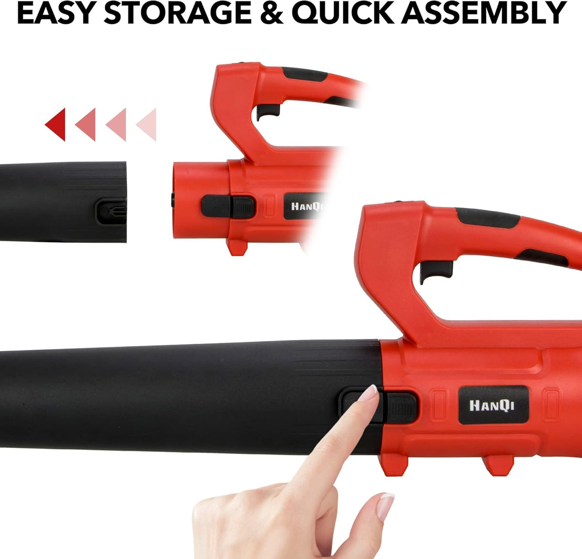 Cordless Handheld Leaf Blower with Battery & Charger L695
