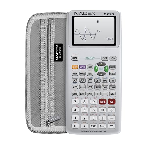 Black Graphing Scientific Calculator with Carrying Case Y71572