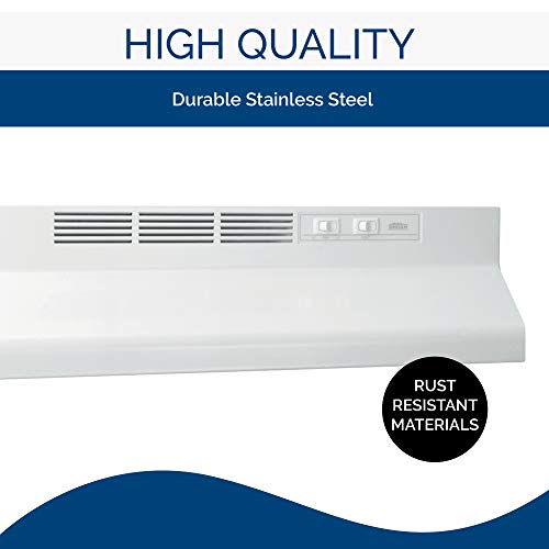 Non-Ducted Ductless Range Hood with Lights Exhaust Fan E21632
