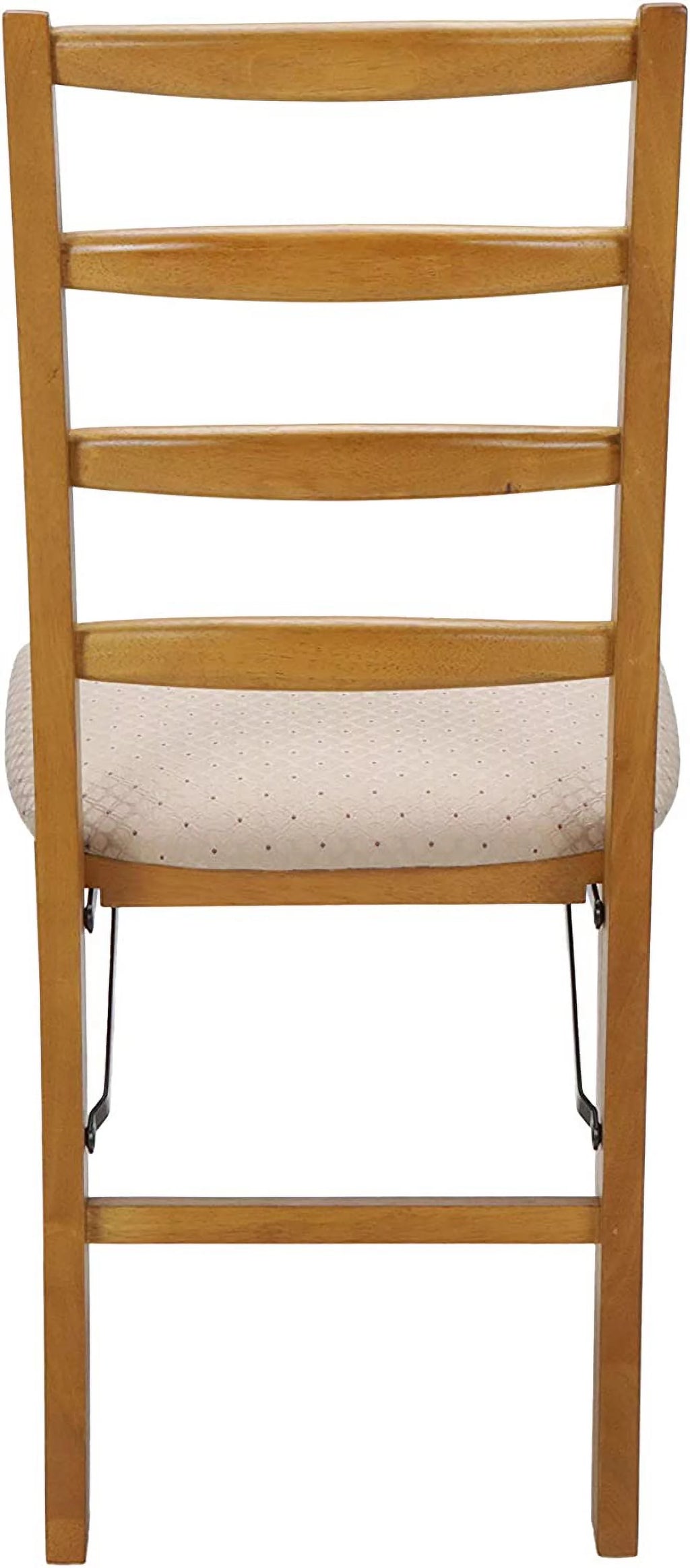 Oak Ladderback Folding Chair Set of 2 H195