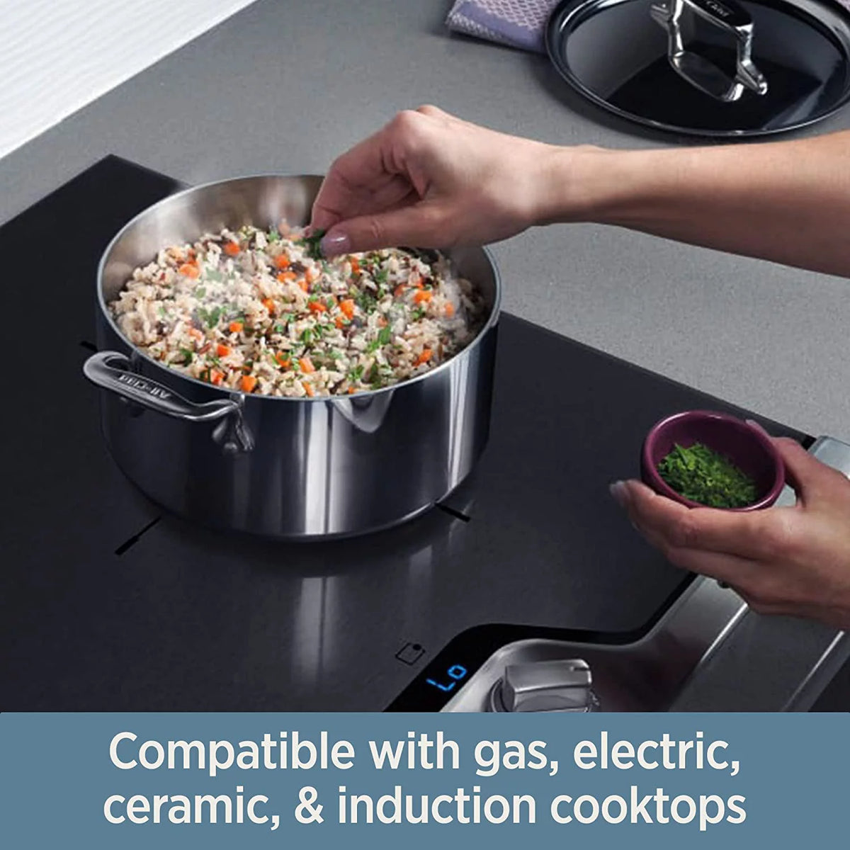 3-Ply Stainless Steel 7 Piece Cookware Set W726
