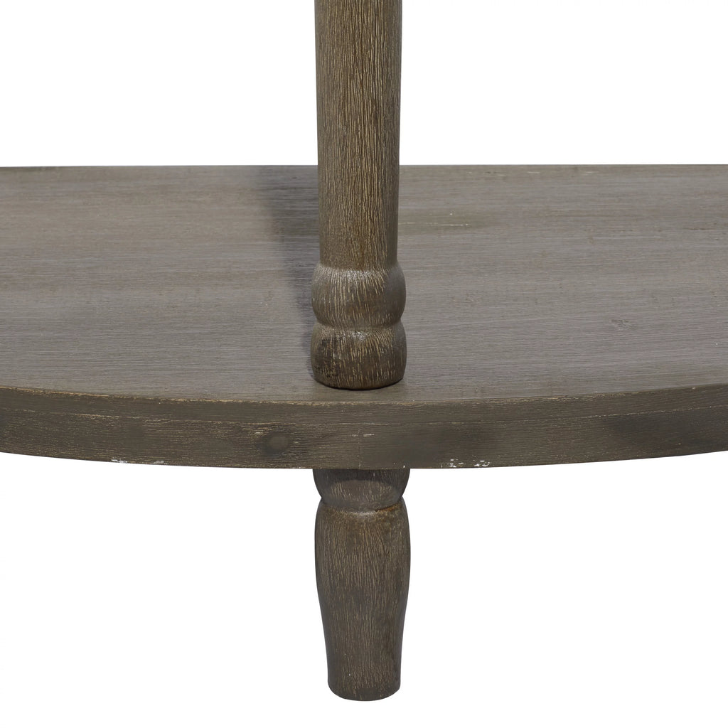 Metal Half Moon Console Table C851